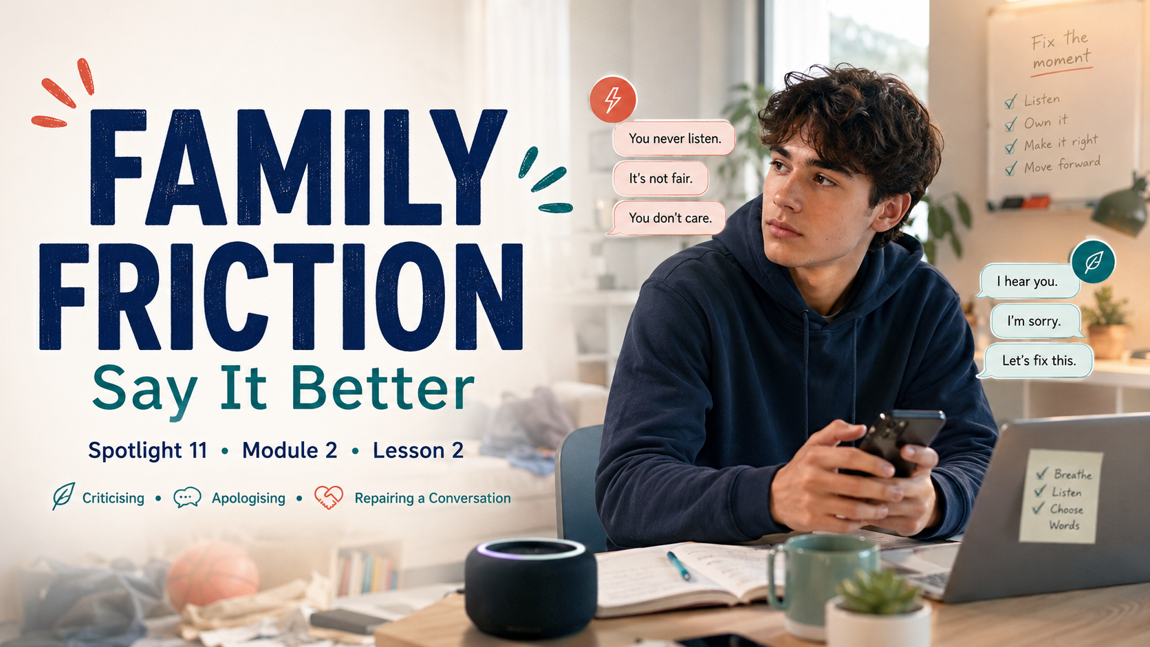 Family Friction: Say It Better