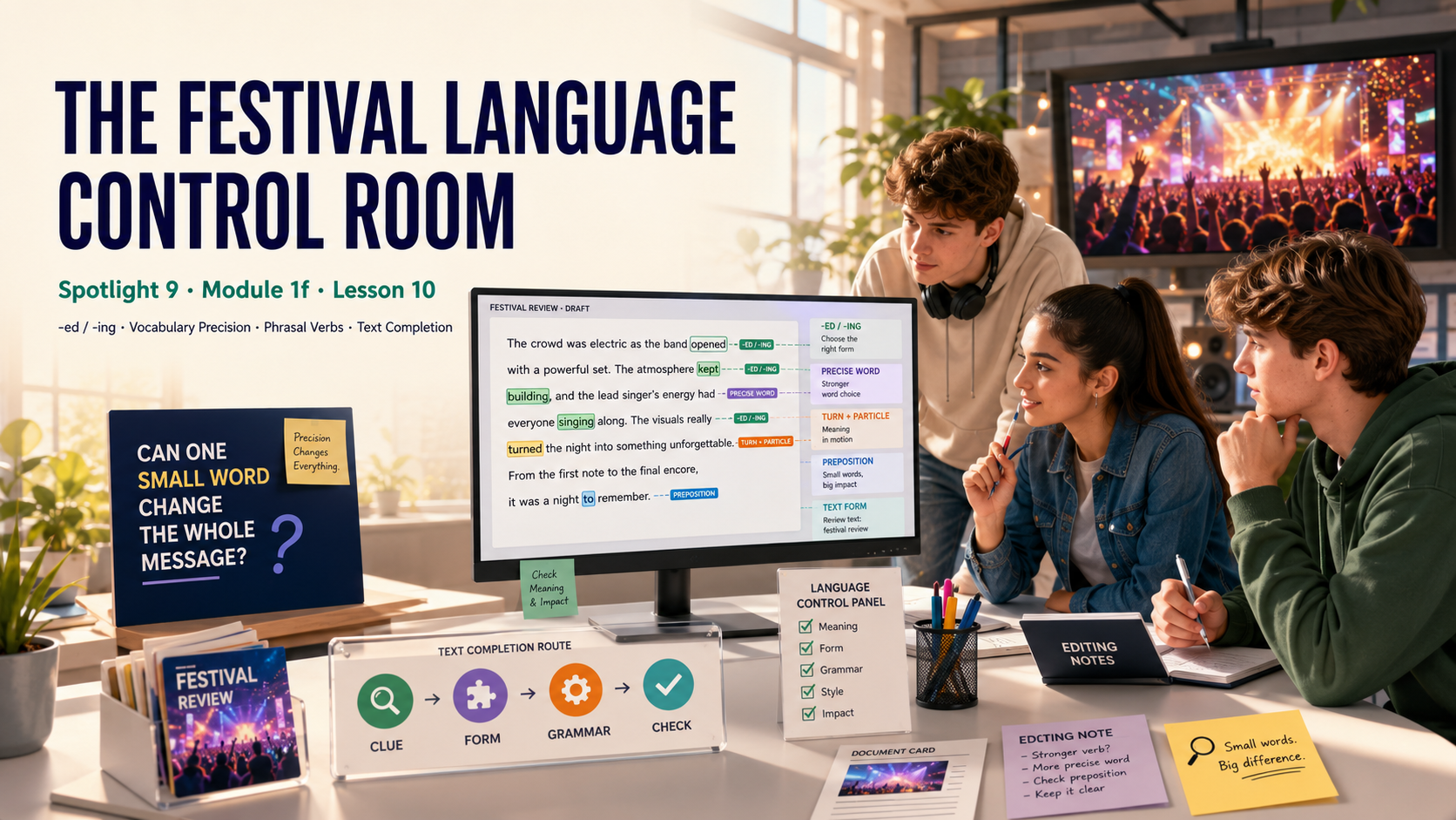 The Festival Language Control Room