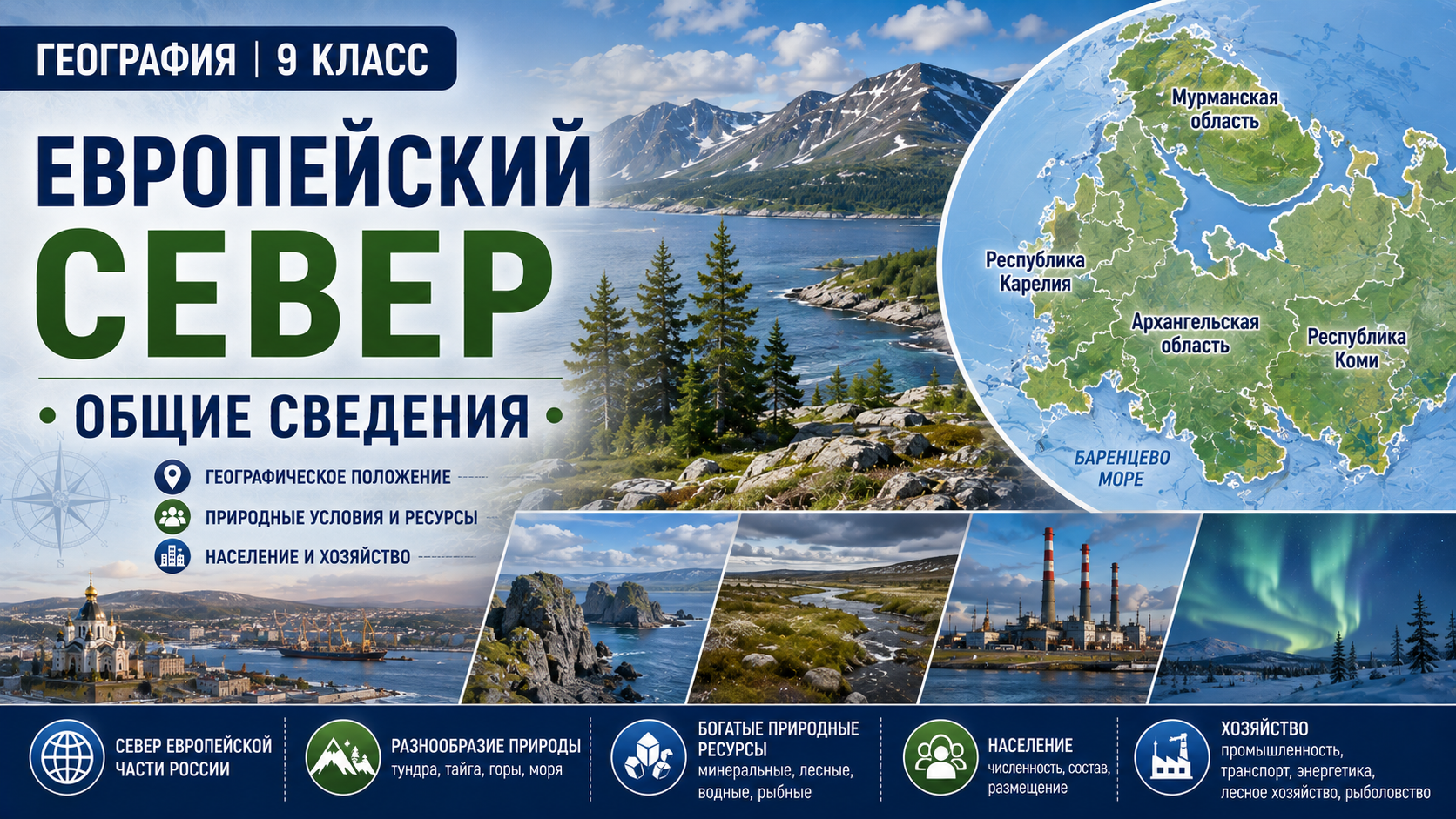 Европейский Север. Общие сведения
