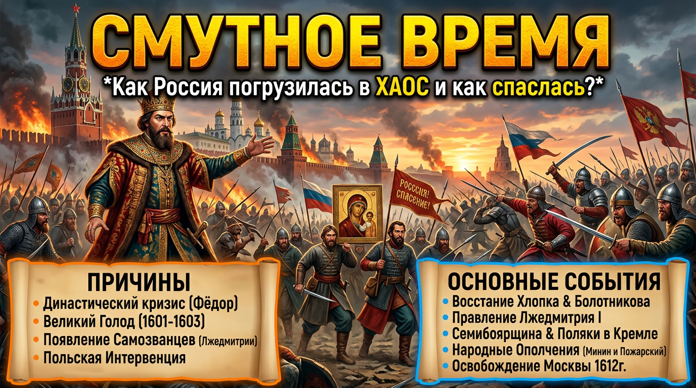 Смутное время: причины, основные события