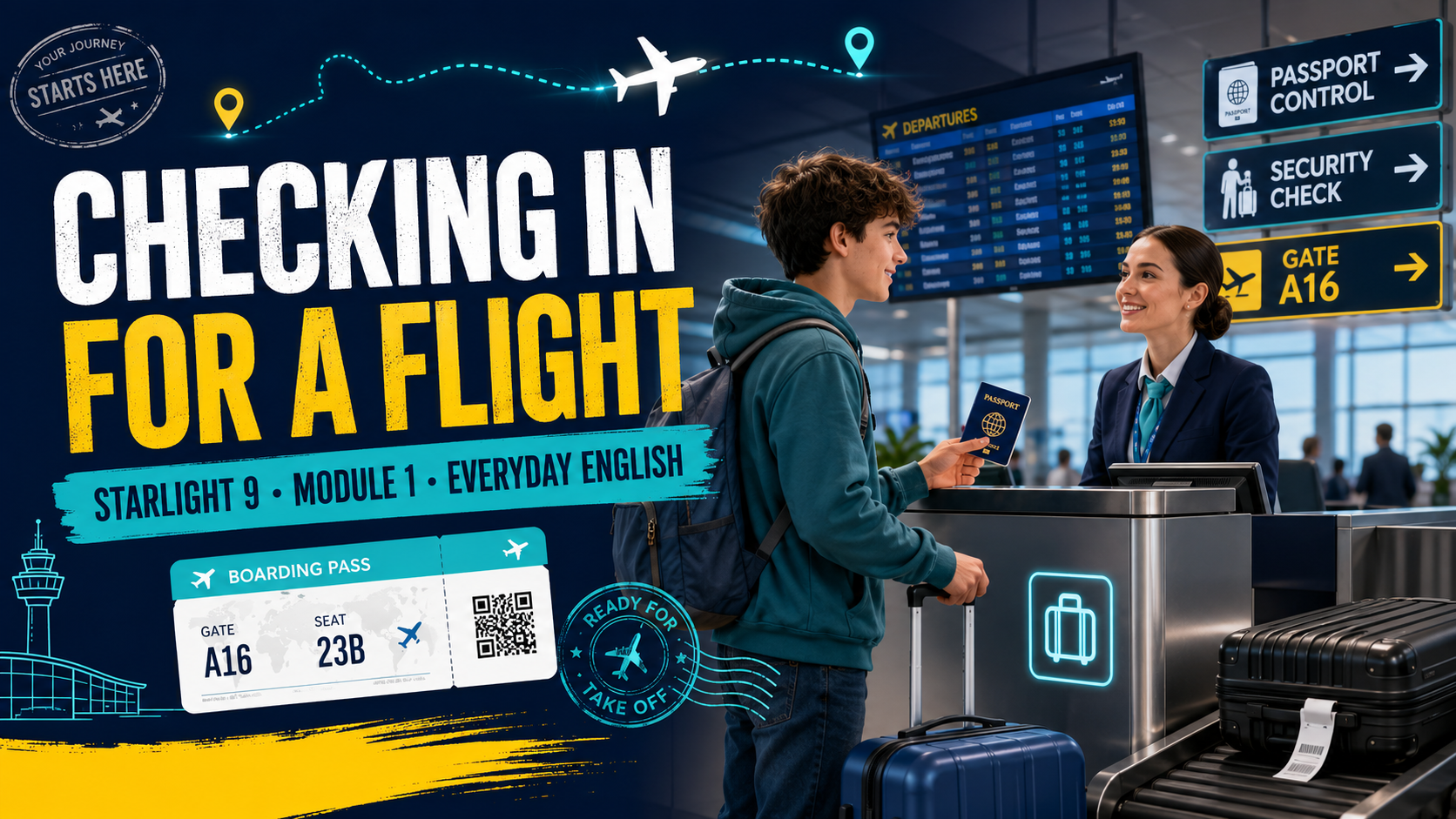 Checking in for a Flight