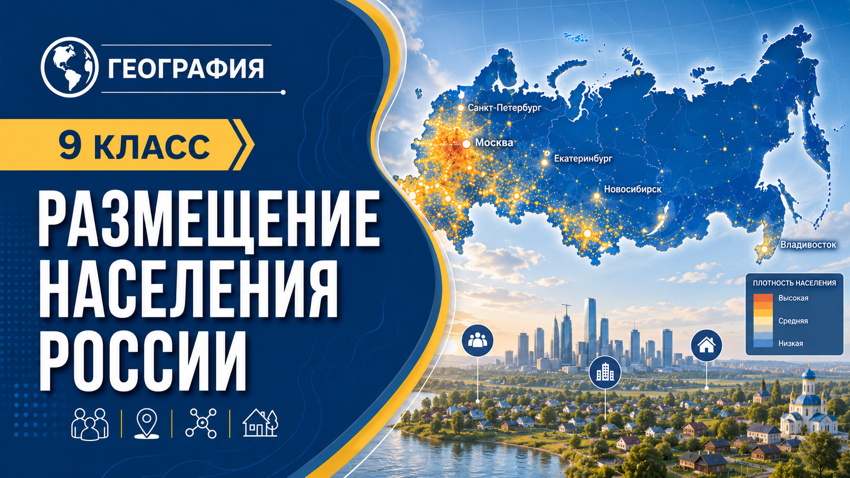 Размещение населения России