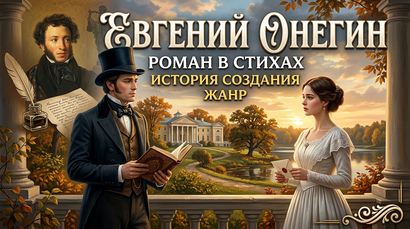 Роман в стихах Евгений Онегин: история создания, жанр