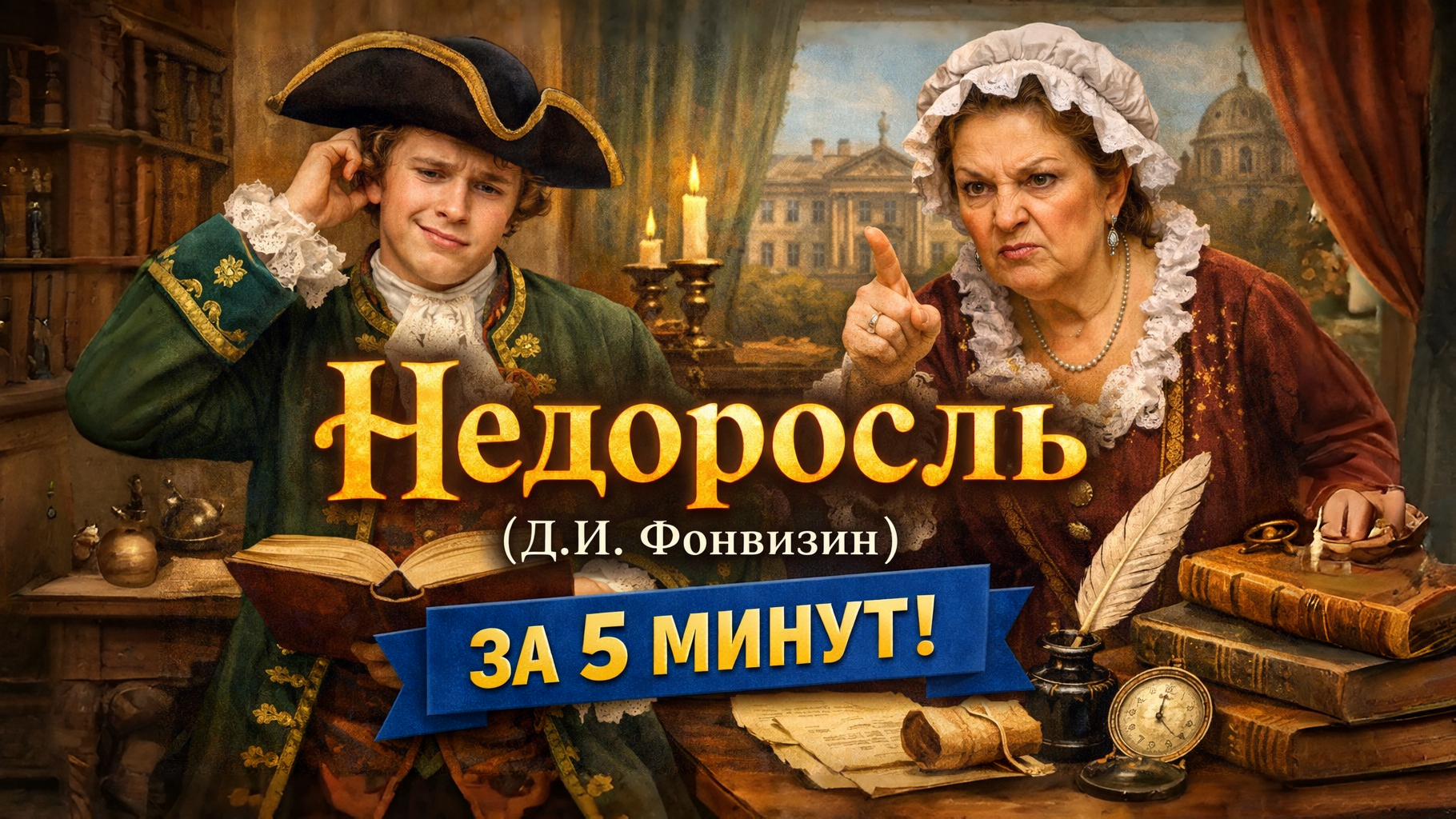 Недоросль (Д.И. Фонвизин) за 5 минут